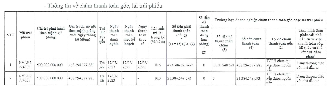 Novaland khất nợ hơn 480 tỷ đồng tiền gốc, lãi trái phiếu- Ảnh 1.