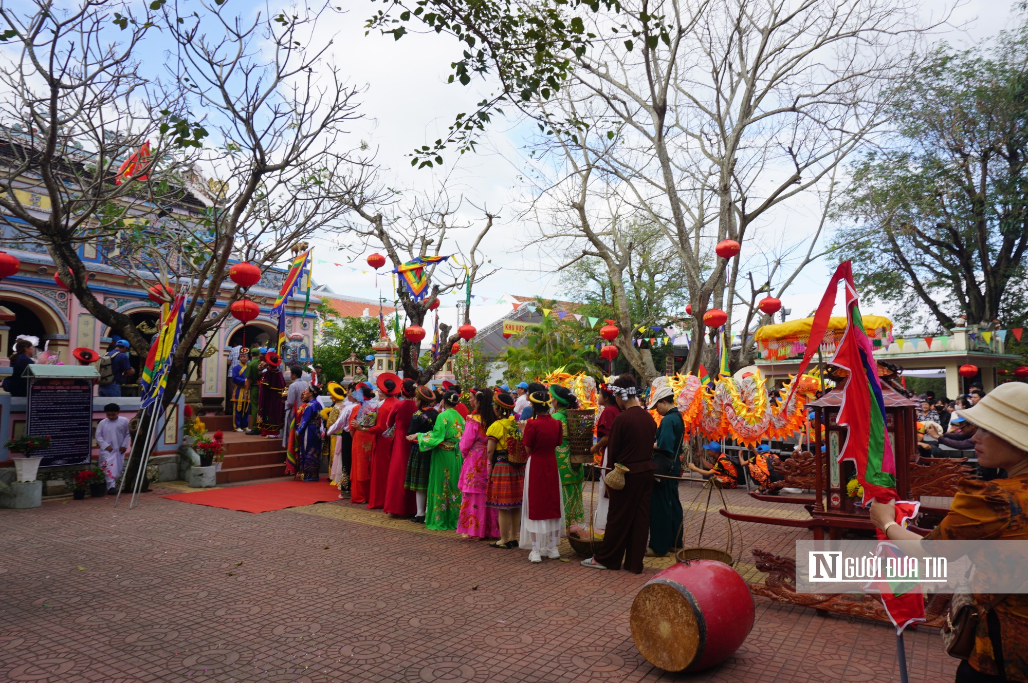 Lễ hội Chùa Bad - Nước Mặn diễn ra từ 30 tháng Giêng tới mùng 2 tháng 2 Âm lịch hàng năm. Ảnh: Thu Dịu