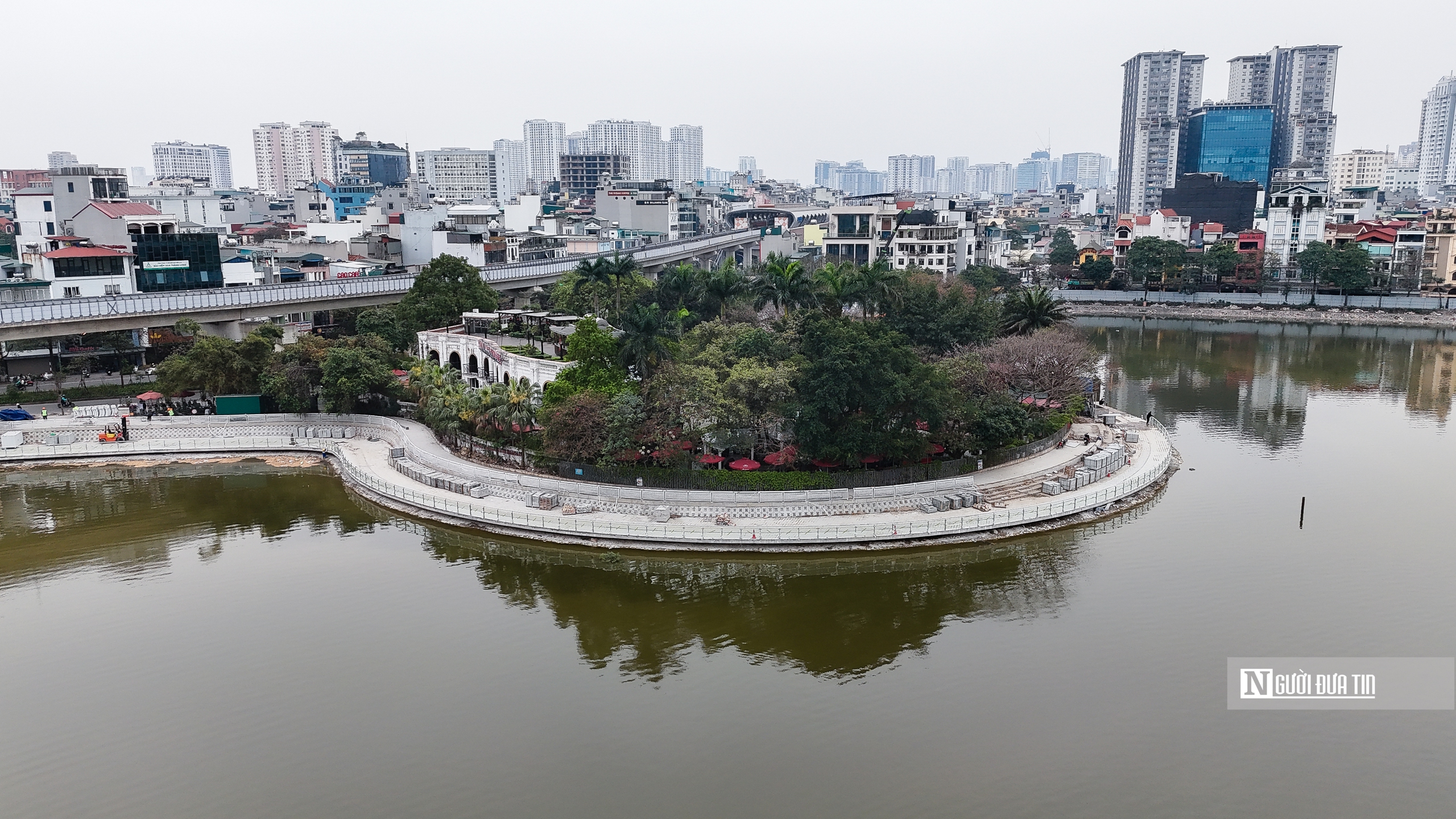 Hà Nội: Dự án cải tạo hồ Hoàng Cầu ra sao sau 8 tháng thi công?- Ảnh 8.