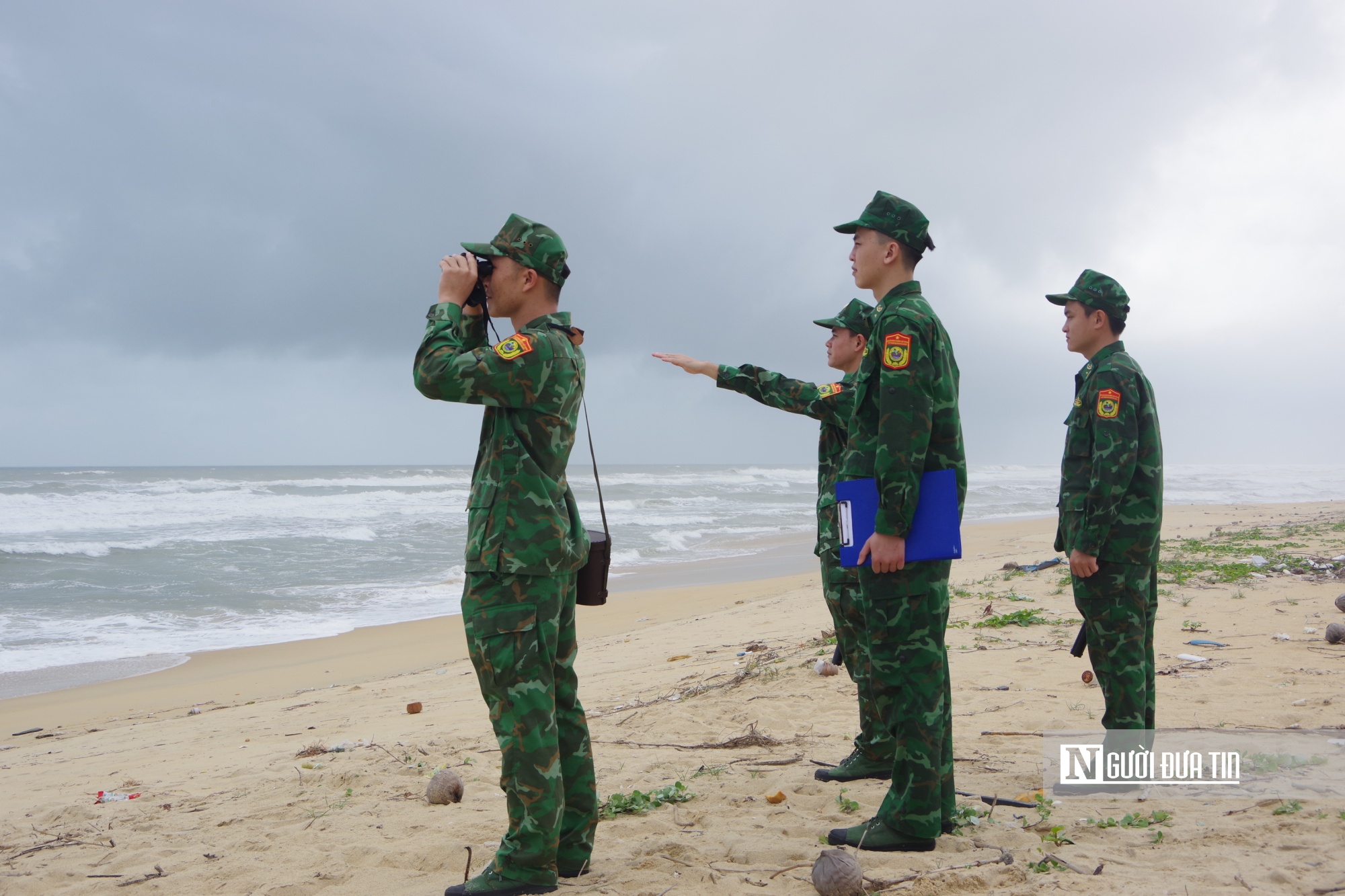 Lực lượng BĐBP tỉnh Bình Định tuần tra, bảo vệ biên giới biển.