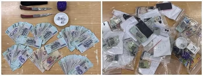 Triệt phá sòng bạc quy mô lớn có nhiều tầng nấc canh gác- Ảnh 2. Triệt phá sòng bạc quy mô lớn có nhiều tầng nấc canh gác- Ảnh 2.