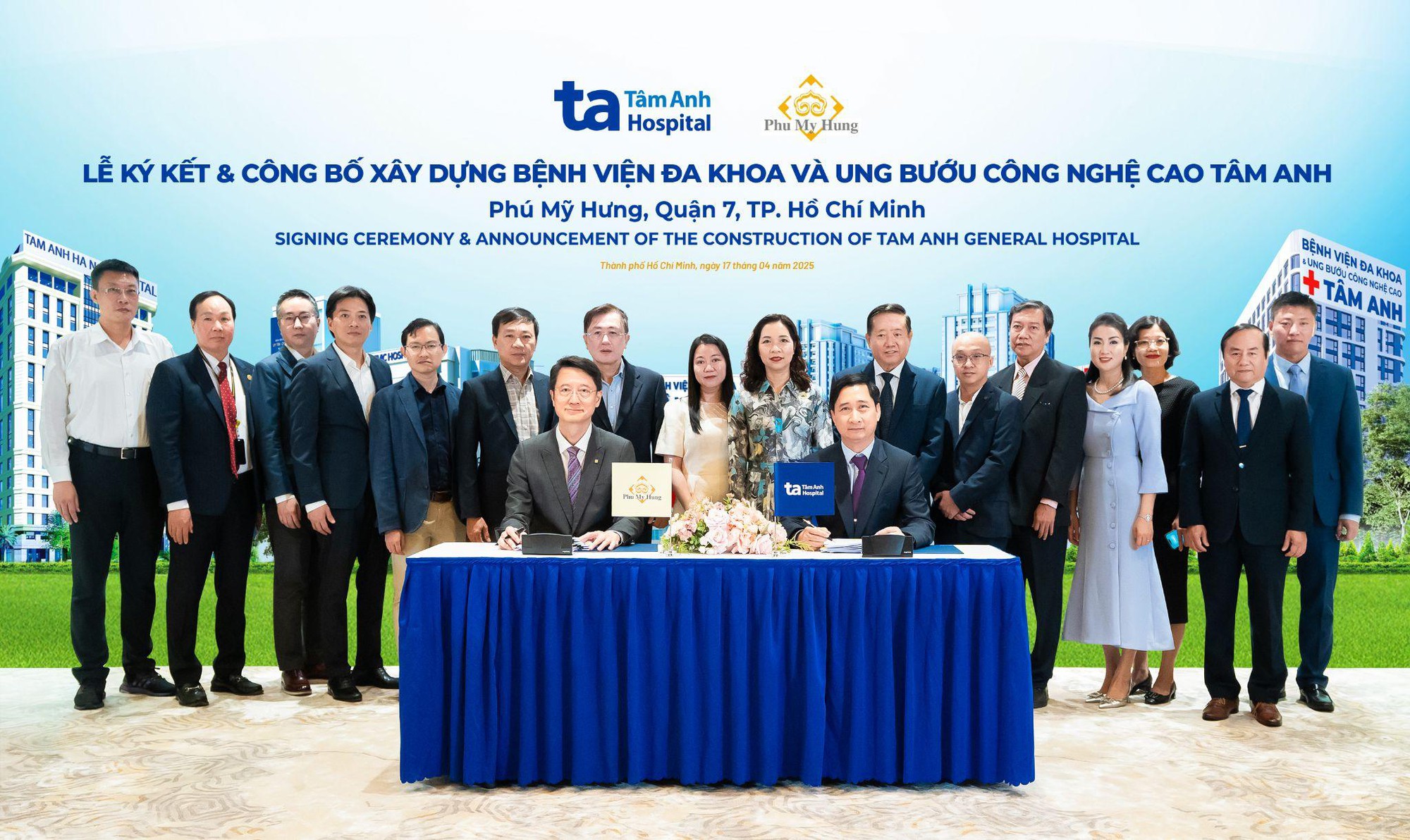 Hai ông lớn bất động sản và y tế hợp tác xây dựng bệnh viện nghìn giường hiện đại bậc nhất, khám chữa bệnh đa khoa và chuyên sâu ung bướu công nghệ cao- Ảnh 2. Hai ông lớn bất động sản và y tế hợp tác xây dựng bệnh viện nghìn giường hiện đại bậc nhất, khám chữa bệnh đa khoa và chuyên sâu ung bướu công nghệ cao- Ảnh 2.