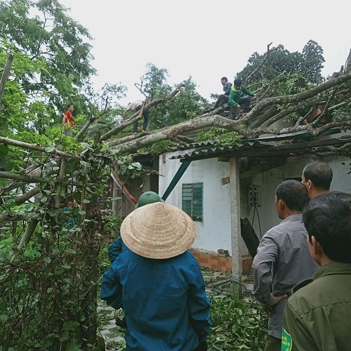 Hà Tĩnh: Giông lốc làm sập mái hàng chục ngôi nhà- Ảnh 3. Hà Tĩnh: Giông lốc làm sập mái hàng chục ngôi nhà- Ảnh 3.