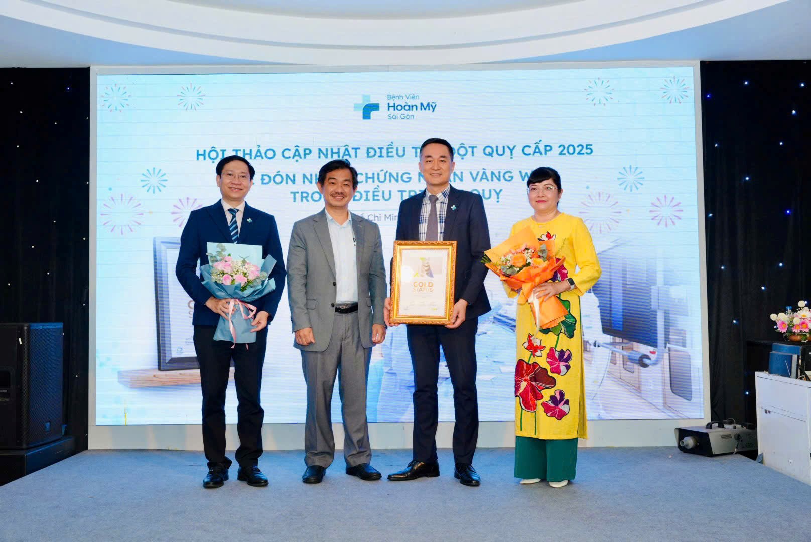 Bệnh viện Hoàn Mỹ Sài Gòn nhận Chứng nhận Vàng từ Hội Đột quỵ Thế giới- Ảnh 1. Bệnh viện Hoàn Mỹ Sài Gòn nhận Chứng nhận Vàng từ Hội Đột quỵ Thế giới- Ảnh 1.