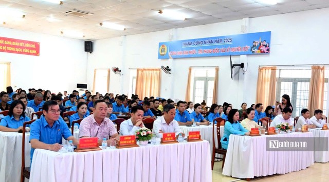 Bình Phước: Phát động Tháng Công nhân - Tháng hành động về an toàn vệ sinh lao động năm 2025- Ảnh 1. Bình Phước: Phát động Tháng Công nhân - Tháng hành động về an toàn vệ sinh lao động năm 2025- Ảnh 1.