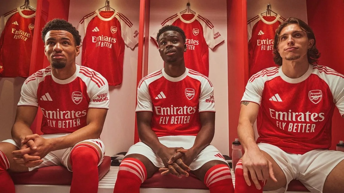 Arsenal sẽ ra mắt bộ trang phục sân nhà mới của họ trong trận đấu với Newcastle tại Premier League vào cuối tuần này. (Ảnh: Arsenal/Adidas) Arsenal sẽ ra mắt bộ trang phục sân nhà mới của họ trong trận đấu với Newcastle tại Premier League vào cuối tuần này. (Ảnh: Arsenal/Adidas)