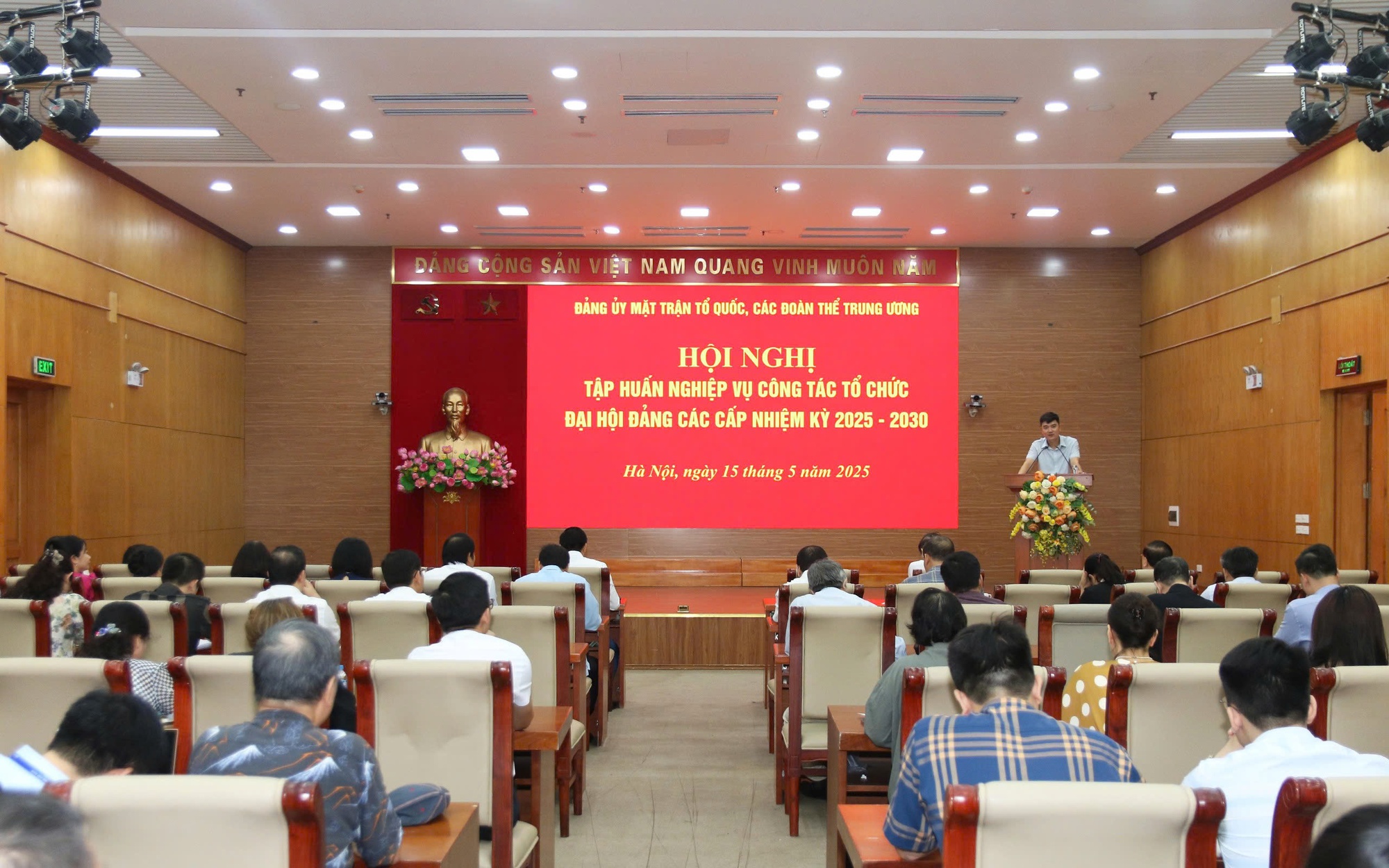 Đảng bộ Hội Luật gia Việt Nam tham gia tập huấn nghiệp vụ công tác tổ chức Đại hội Đảng các cấp