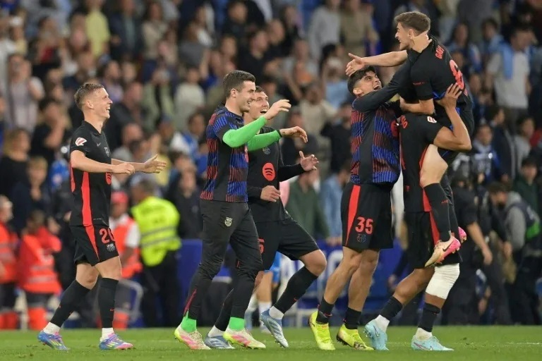 Barcelona giành chức vô địch La Liga lần thứ 28. (Ảnh: MANAURE QUINTERO) Barcelona giành chức vô địch La Liga lần thứ 28. (Ảnh: MANAURE QUINTERO)