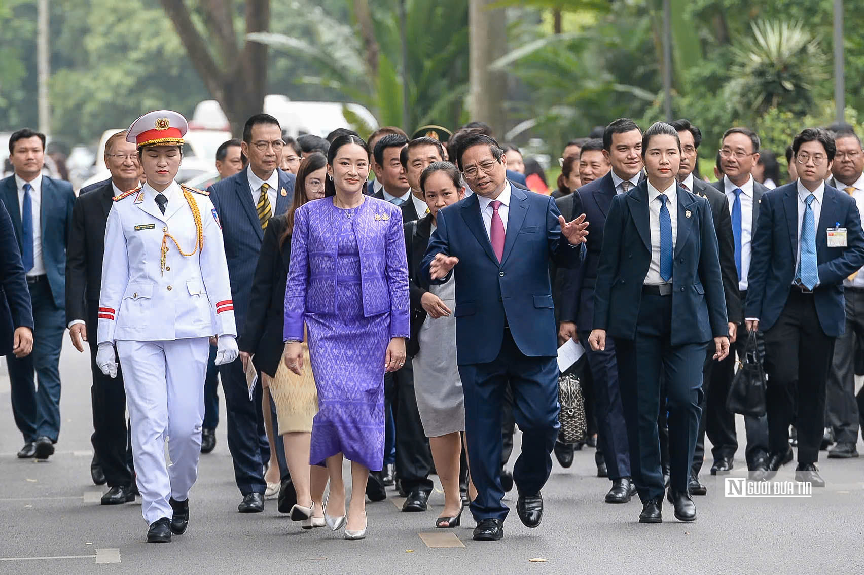 Thủ tướng Phạm Minh Chính chủ trì lễ đón Thủ tướng Thái Lan- Ảnh 10. Thủ tướng Phạm Minh Chính chủ trì lễ đón Thủ tướng Thái Lan- Ảnh 10.