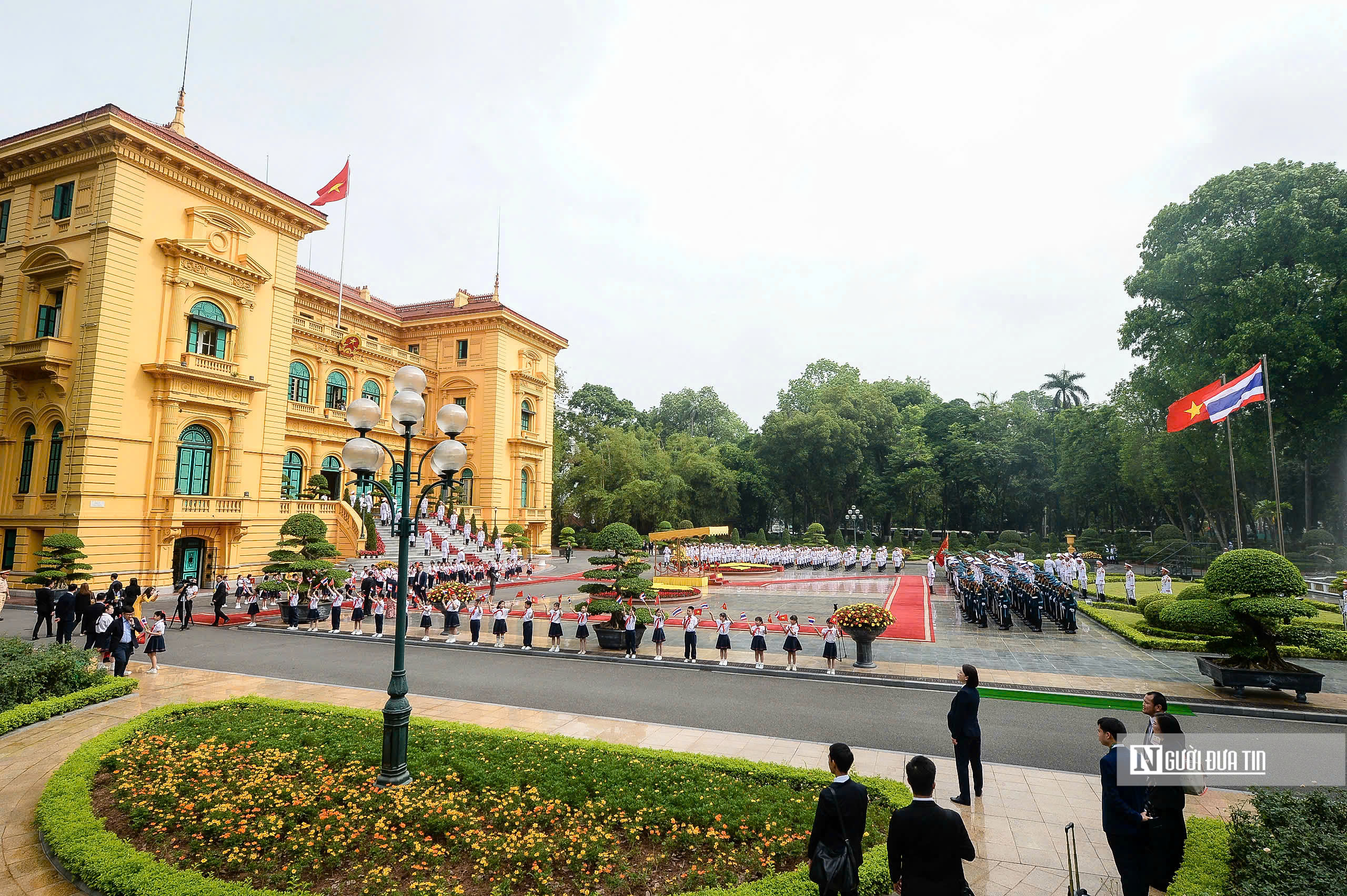 Thủ tướng Phạm Minh Chính chủ trì lễ đón Thủ tướng Thái Lan- Ảnh 1. Thủ tướng Phạm Minh Chính chủ trì lễ đón Thủ tướng Thái Lan- Ảnh 1.