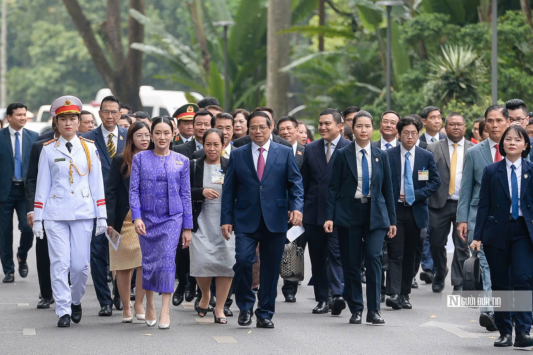 Thủ tướng Phạm Minh Chính chủ trì lễ đón Thủ tướng Thái Lan- Ảnh 9. Thủ tướng Phạm Minh Chính chủ trì lễ đón Thủ tướng Thái Lan- Ảnh 9.
