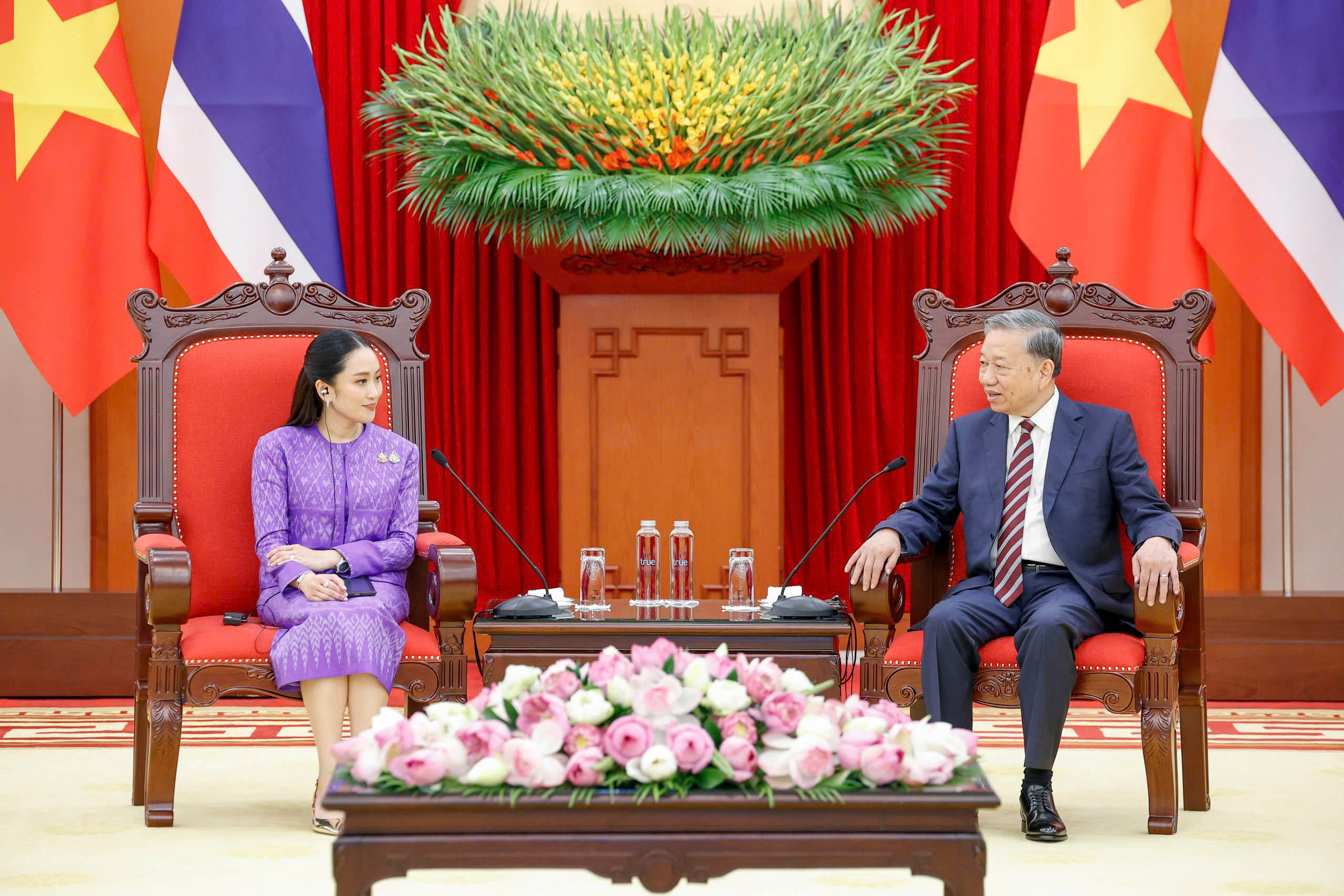 Tổng Bí thư Tô Lâm tiếp Thủ tướng Thái Lan - Ảnh 5. Tổng Bí thư Tô Lâm tiếp Thủ tướng Thái Lan - Ảnh 5.