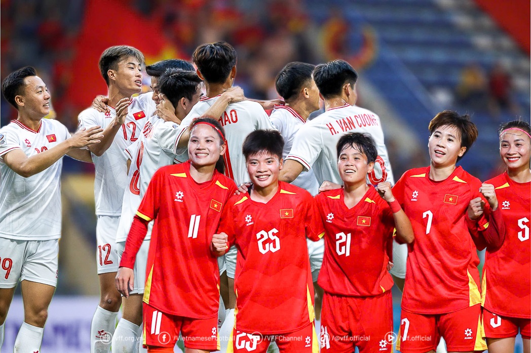 Đội tuyển U22 Việt Nam và đội tuyển nữ Việt Nam đang có sự chuẩn bị rất chủ động cho SEA Games 33. (Ảnh: VFF) Đội tuyển U22 Việt Nam và đội tuyển nữ Việt Nam đang có sự chuẩn bị rất chủ động cho SEA Games 33. (Ảnh: VFF)