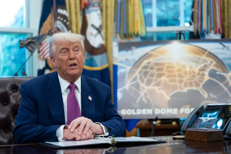 Hệ thống phòng thủ Vòm Vàng mà Tổng thống Trump tuyên bố là gì?- Ảnh 1. Hệ thống phòng thủ Vòm Vàng mà Tổng thống Trump tuyên bố là gì?- Ảnh 1.