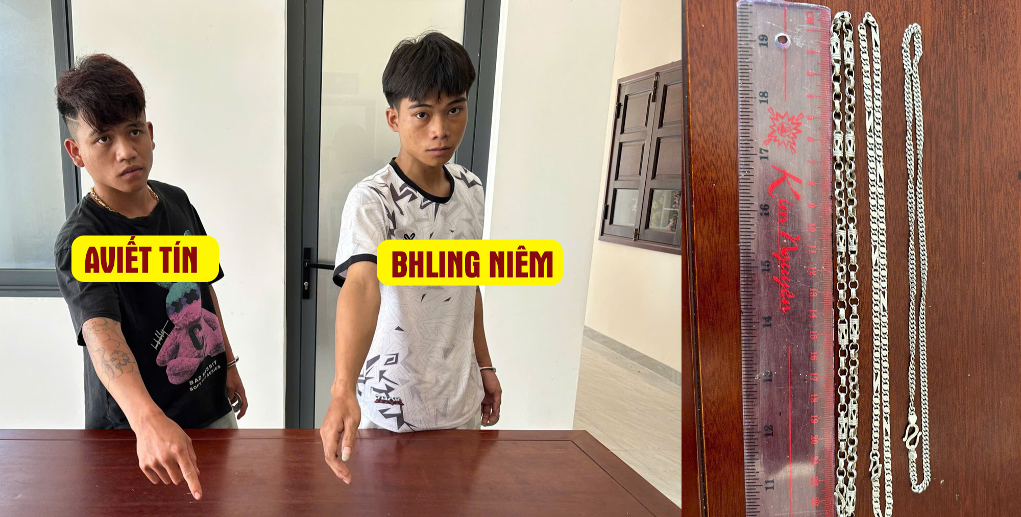 Bắt 2 đối tượng nửa đêm vào ký túc xá dẫn 9 học sinh ra khỏi trường, đánh đập cướp tài sản- Ảnh 1. Bắt 2 đối tượng nửa đêm vào ký túc xá dẫn 9 học sinh ra khỏi trường, đánh đập cướp tài sản- Ảnh 1.