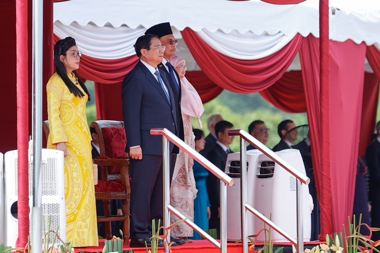 Thủ tướng Malaysia chủ trì lễ đón Thủ tướng Phạm Minh Chính- Ảnh 2. Thủ tướng Malaysia chủ trì lễ đón Thủ tướng Phạm Minh Chính- Ảnh 2.