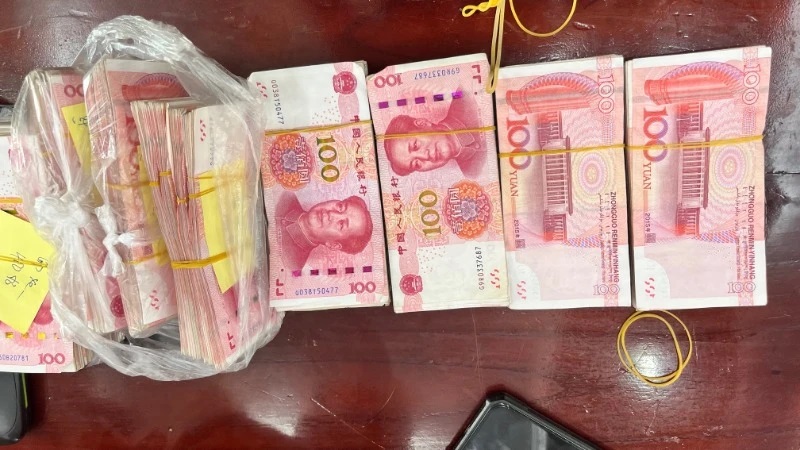 Bắt giữ nhóm đối tượng vận chuyển trái phép nhân dân tệ qua biên giới- Ảnh 2. Bắt giữ nhóm đối tượng vận chuyển trái phép nhân dân tệ qua biên giới- Ảnh 2.
