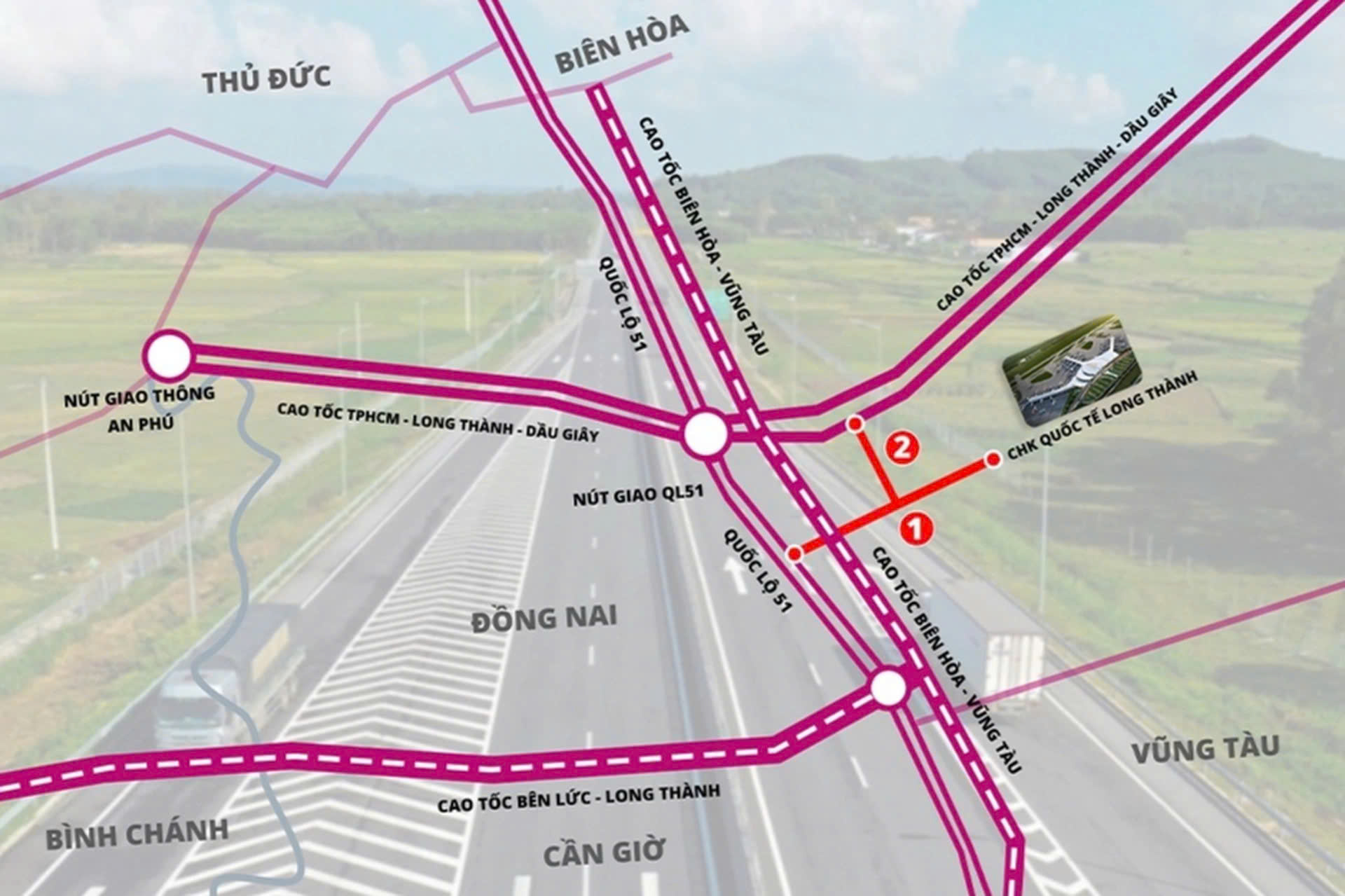 Diện mạo tuyến đường cửa ngõ 6 làn xe, kết nối trực tiếp sân bay Long Thành trước ngày về đích- Ảnh 8. Diện mạo tuyến đường cửa ngõ 6 làn xe, kết nối trực tiếp sân bay Long Thành trước ngày về đích- Ảnh 8.