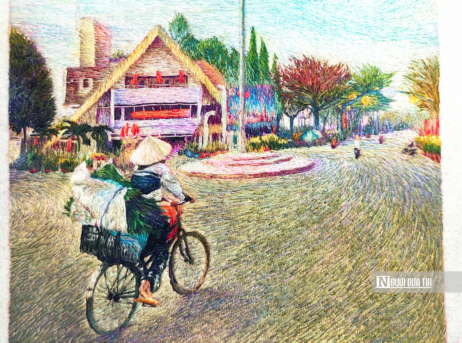 Chàng trai phố núi "dệt" giấc mơ bằng kim chỉ- Ảnh 3. Chàng trai phố núi "dệt" giấc mơ bằng kim chỉ- Ảnh 3.