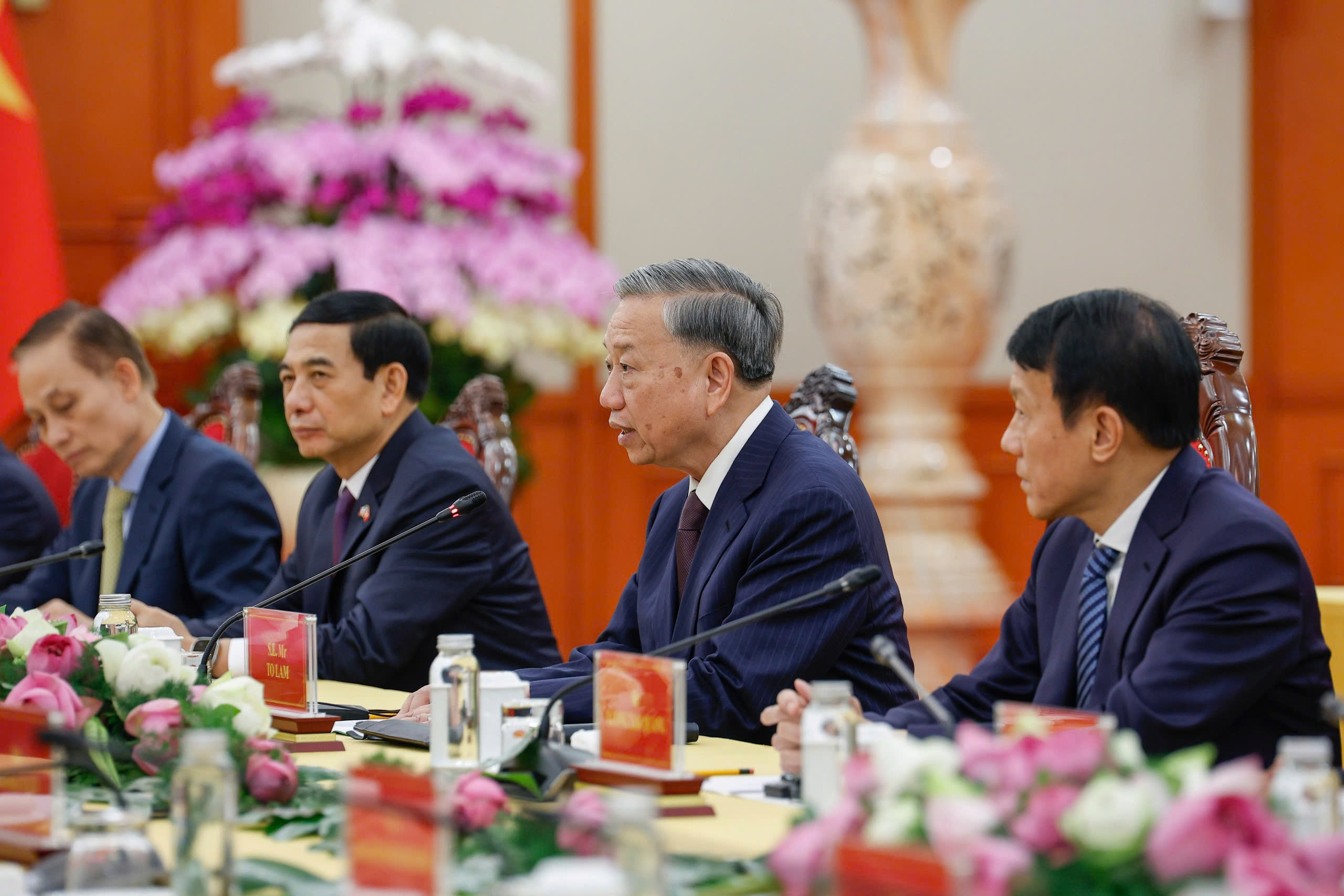 Tổng Bí thư Tô Lâm tiếp Tổng thống Pháp Macron- Ảnh 6.