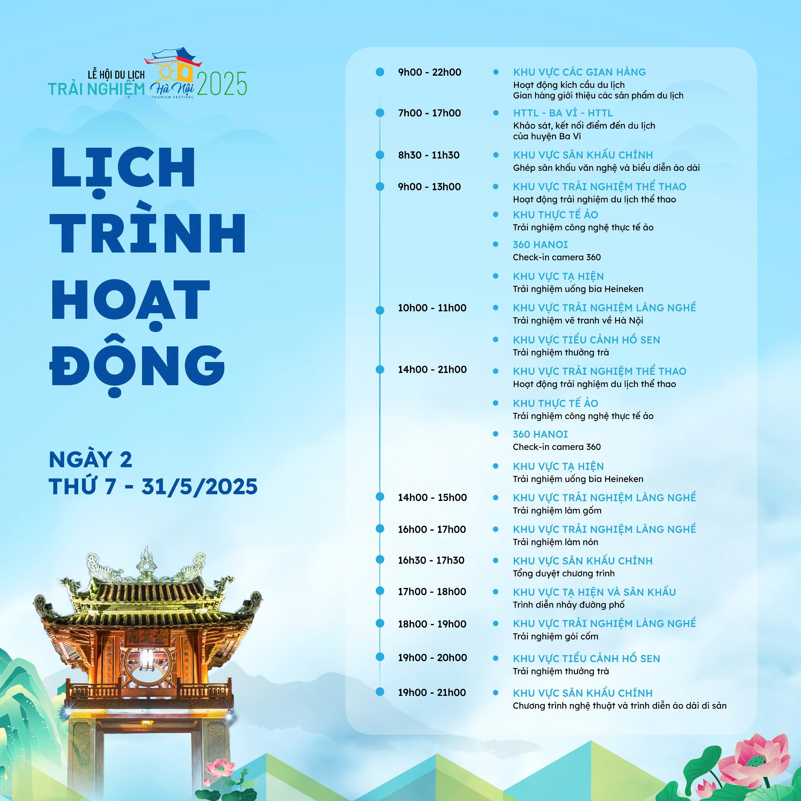 Chương trình Lễ hội Du lịch Hà Nội năm 2025- Ảnh 3.