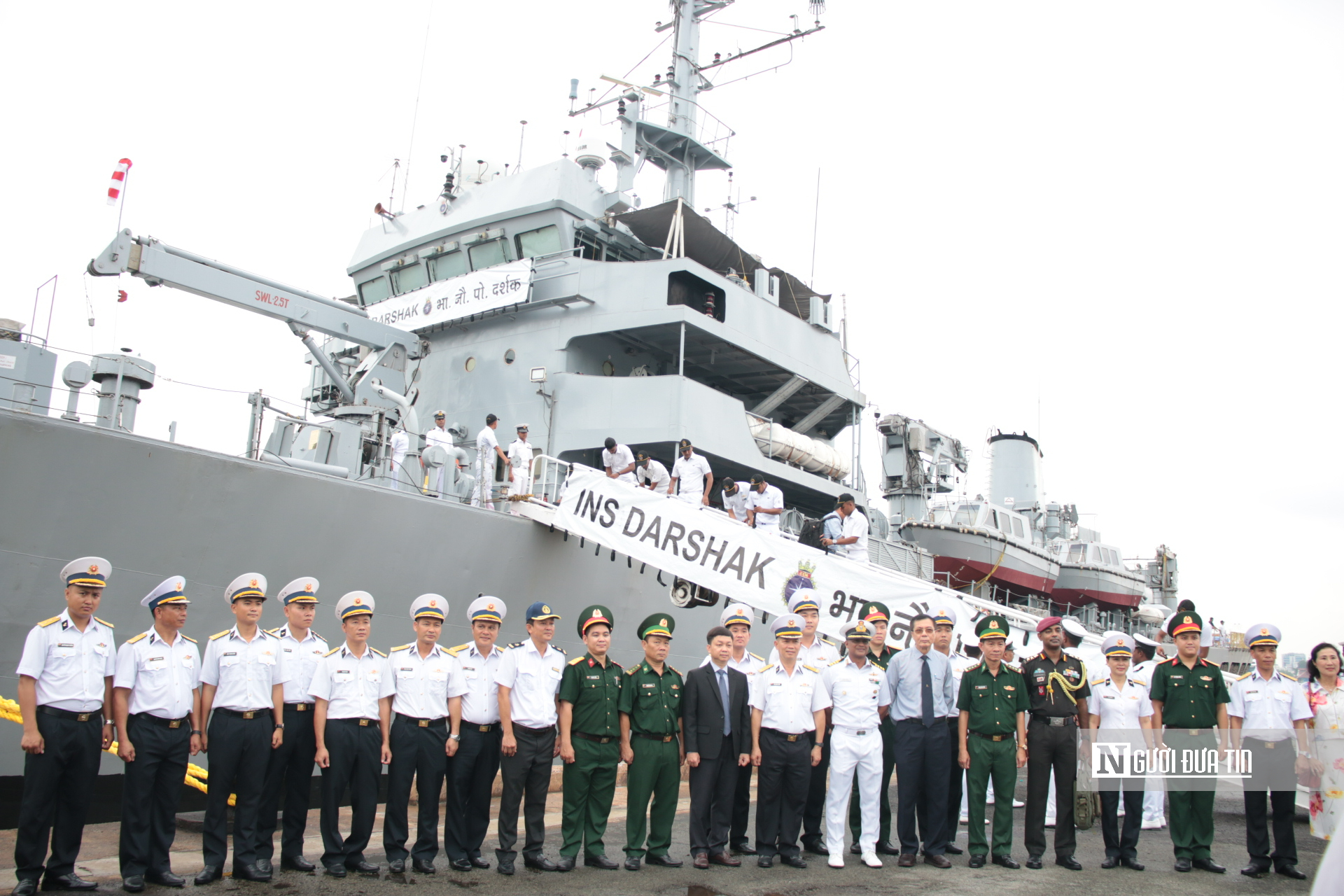 Tàu hải quân Ấn Độ INS Darshak thăm hữu nghị Tp.HCM, thúc đẩy hợp tác biển Việt Nam - Ấn Độ- Ảnh 3. Tàu hải quân Ấn Độ INS Darshak thăm hữu nghị Tp.HCM, thúc đẩy hợp tác biển Việt Nam - Ấn Độ- Ảnh 3.