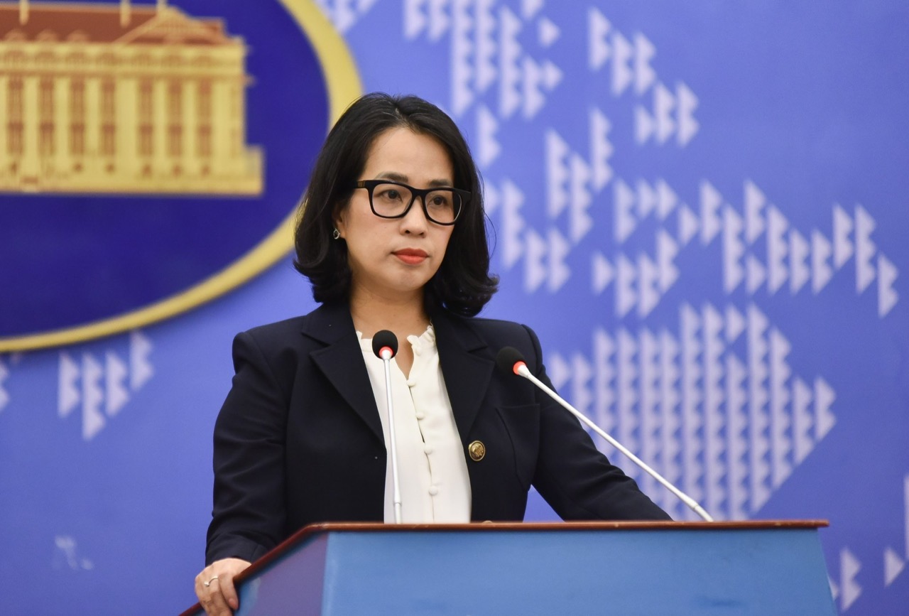Việt Nam phản đối các hoạt động vi phạm chủ quyền tại đá Hoài Ân và các thực thể của Trường Sa- Ảnh 1. Việt Nam phản đối các hoạt động vi phạm chủ quyền tại đá Hoài Ân và các thực thể của Trường Sa- Ảnh 1.