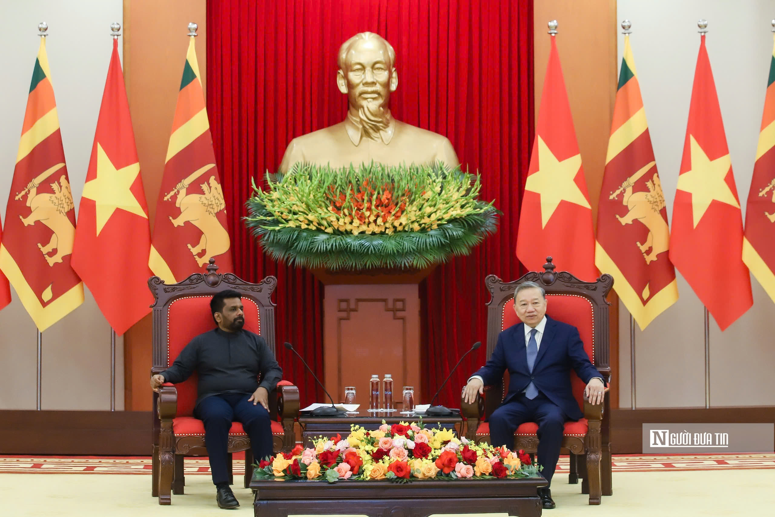 Tổng Bí thư Tô Lâm tiếp Tổng thống Sri Lanka- Ảnh 2. Tổng Bí thư Tô Lâm tiếp Tổng thống Sri Lanka- Ảnh 2.