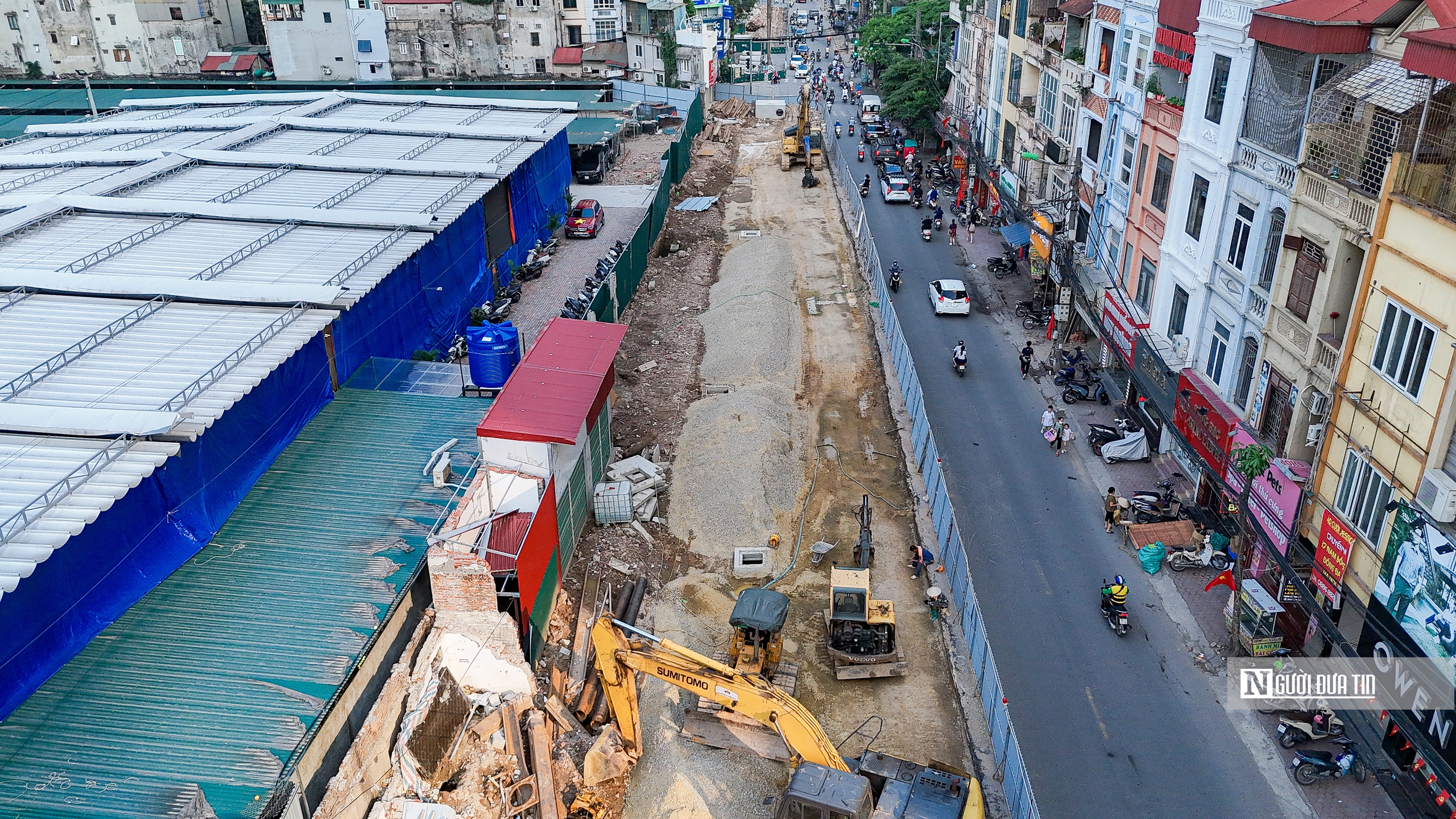 Hà Nội: Ì ạch thi công tuyến đường Nguyễn Tuân trị giá gần 400 tỷ đồng- Ảnh 8. Hà Nội: Ì ạch thi công tuyến đường Nguyễn Tuân trị giá gần 400 tỷ đồng- Ảnh 8.