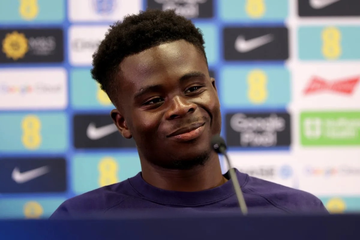 Saka hoàn toàn tin tưởng Arsenal sẽ trở lại mạnh mẽ hơn ở mùa giải tới. (Ảnh: Getty Images) Saka hoàn toàn tin tưởng Arsenal sẽ trở lại mạnh mẽ hơn ở mùa giải tới. (Ảnh: Getty Images)