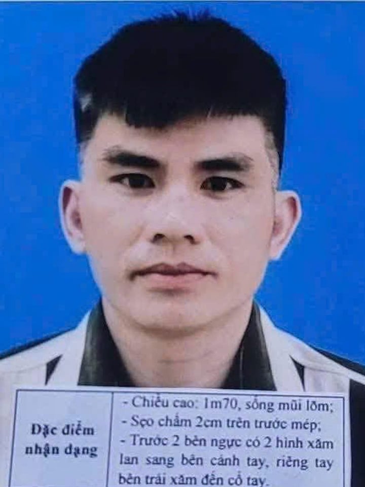 Phát hiện dấu vết của phạm nhân nguy hiểm vượt ngục, từng dùng vũ khí nóng chống trả công an- Ảnh 1. Phát hiện dấu vết của phạm nhân nguy hiểm vượt ngục, từng dùng vũ khí nóng chống trả công an- Ảnh 1.