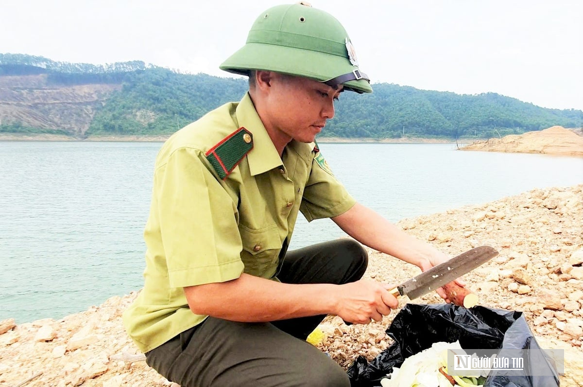 Khám phá đảo khỉ giữa lòng hồ Ngàn Trươi- Ảnh 6. Khám phá đảo khỉ giữa lòng hồ Ngàn Trươi- Ảnh 6.