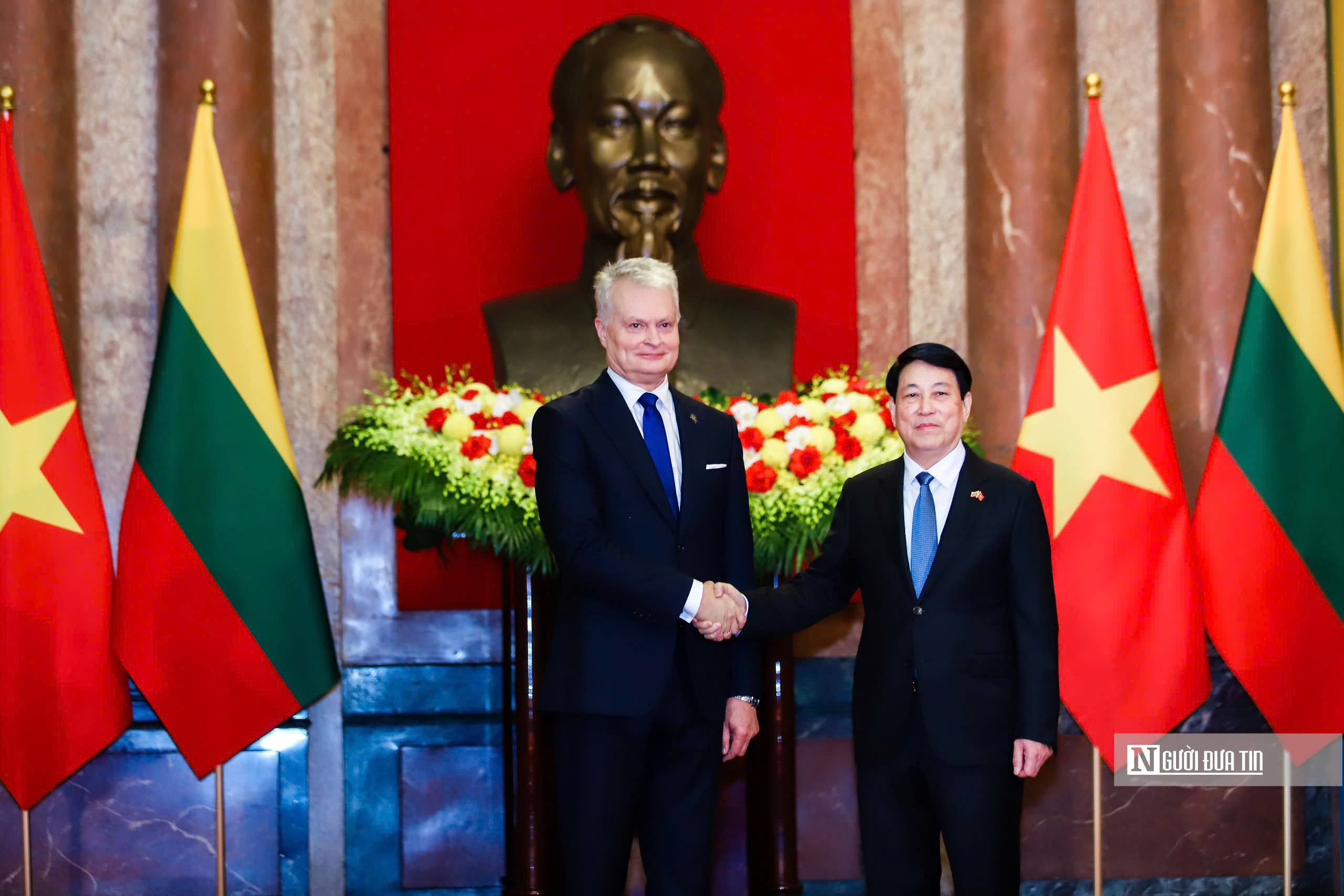 Chủ tịch nước Lương Cường chủ trì Lễ đón chính thức Tổng thống Litva- Ảnh 13. Chủ tịch nước Lương Cường chủ trì Lễ đón chính thức Tổng thống Litva- Ảnh 13.