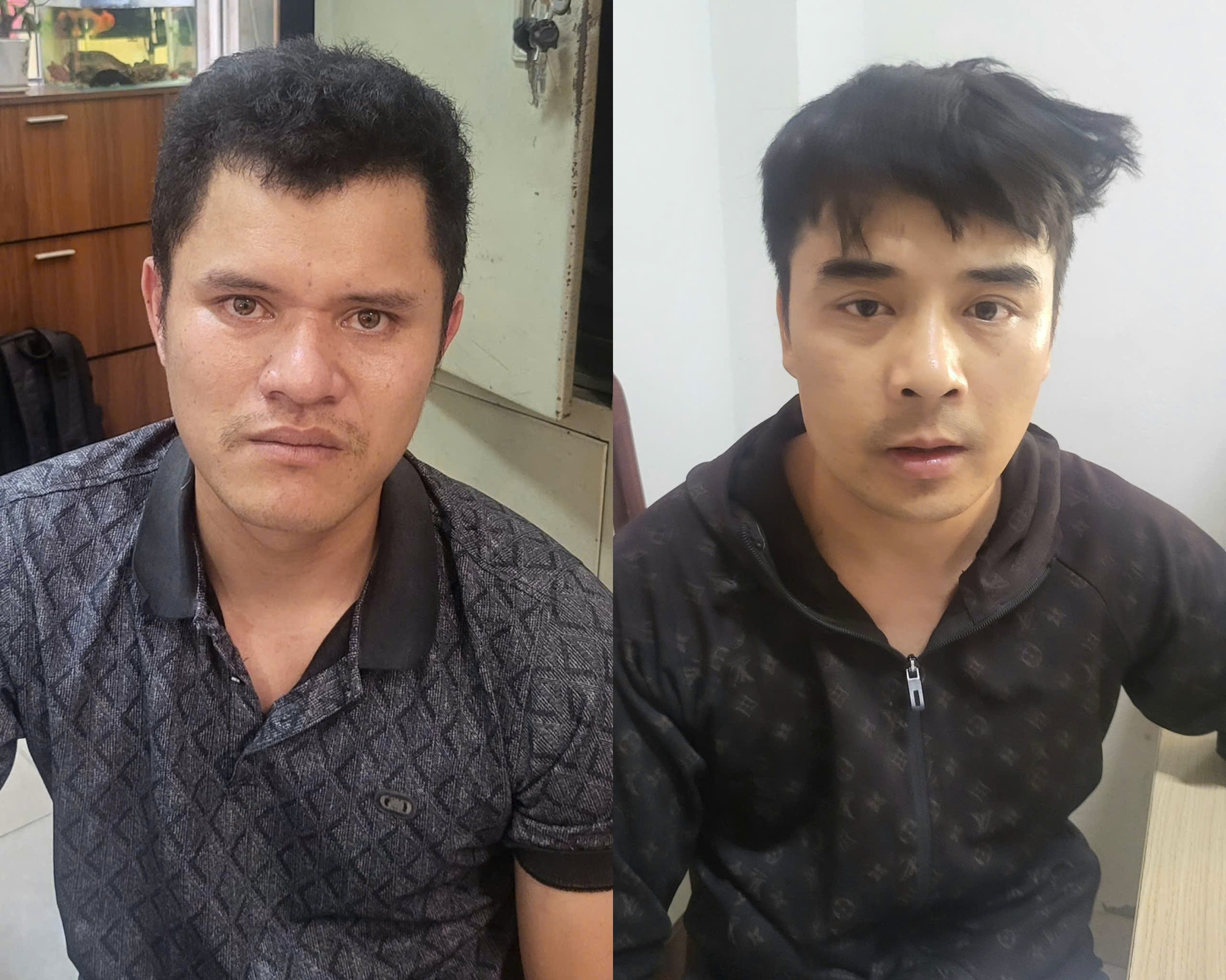Bắt giữ lái xe và phụ xe chở hàng quá tải, chống đối lực lượng CSGT- Ảnh 1. Bắt giữ lái xe và phụ xe chở hàng quá tải, chống đối lực lượng CSGT- Ảnh 1.