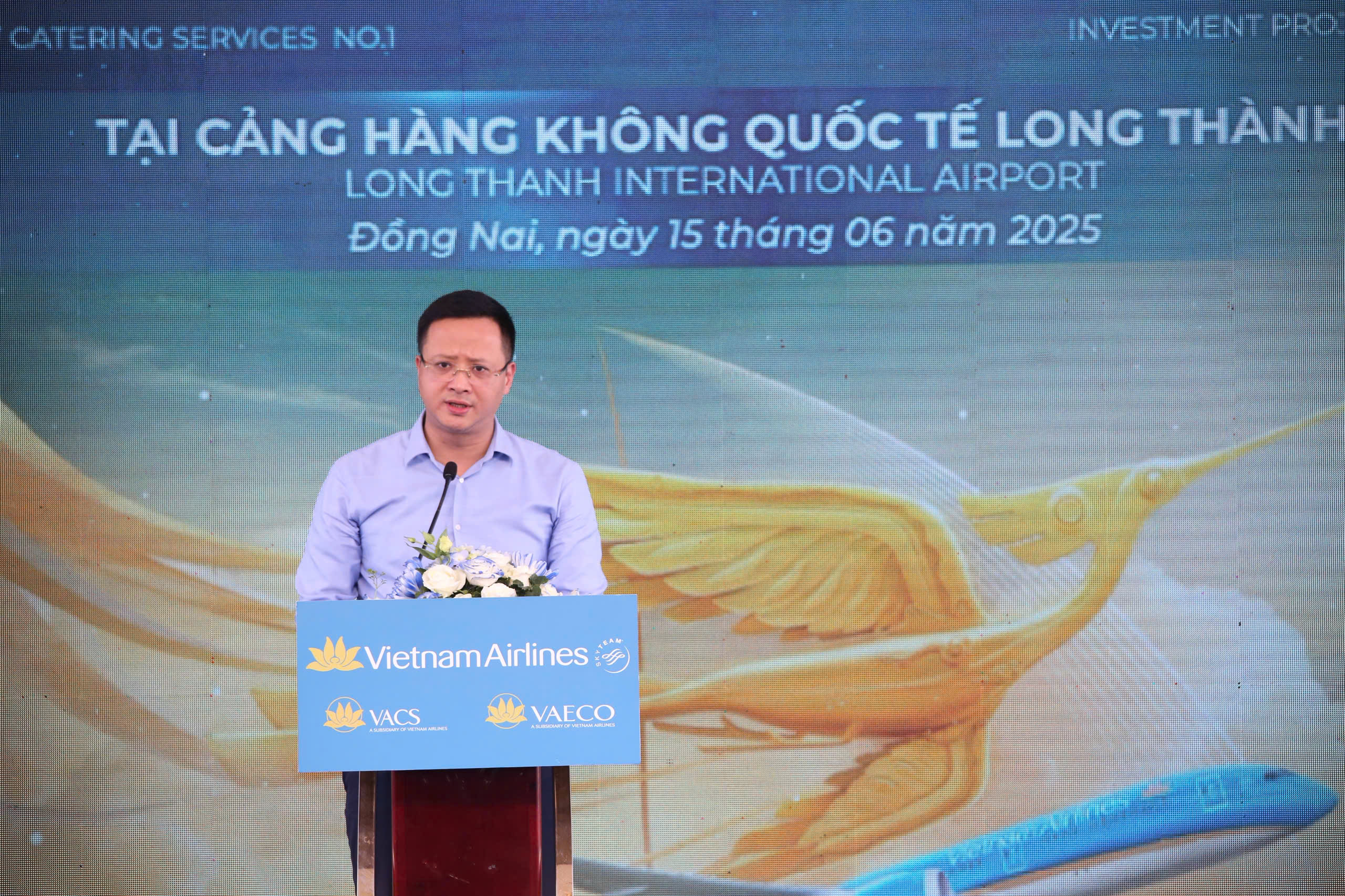 Vietnam Airlines khởi công đồng thời 2 dự án hạ tầng quy mô gần 1.800 tỷ đồng tại sân bay Long Thành- Ảnh 1. Vietnam Airlines khởi công đồng thời 2 dự án hạ tầng quy mô gần 1.800 tỷ đồng tại sân bay Long Thành- Ảnh 1.