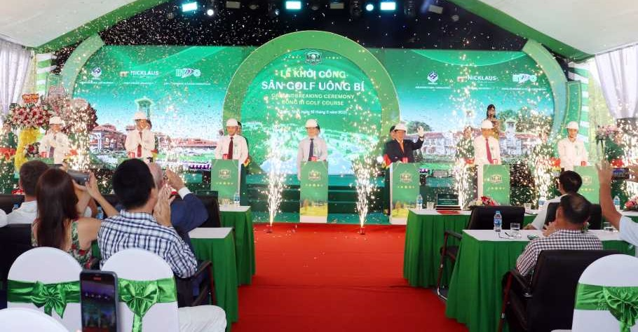 Khởi công dự án sân golf 1.140 tỷ đồng tại hồ Yên Trung- Ảnh 1. Khởi công dự án sân golf 1.140 tỷ đồng tại hồ Yên Trung- Ảnh 1.