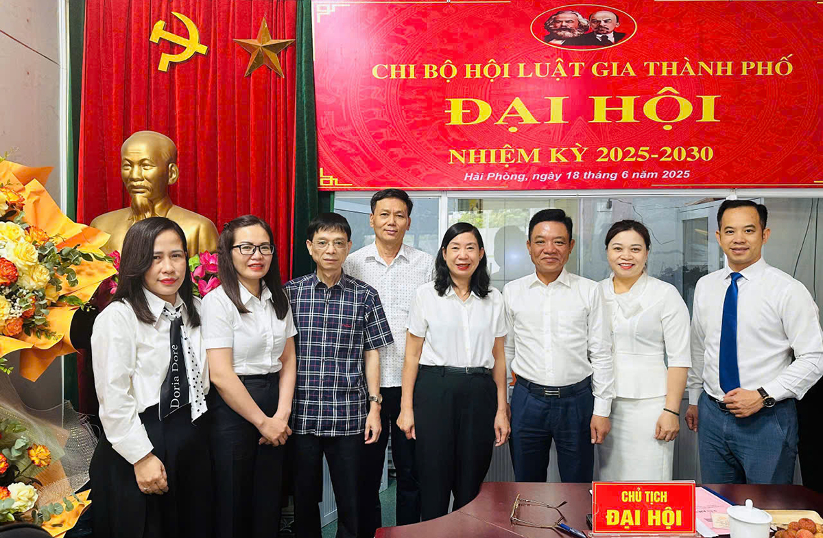 Chi bộ Hội Luật gia Tp.Hải Phòng tổ chức Đại hội nhiệm kỳ 2025 - 2030- Ảnh 1. Chi bộ Hội Luật gia Tp.Hải Phòng tổ chức Đại hội nhiệm kỳ 2025 - 2030- Ảnh 1.