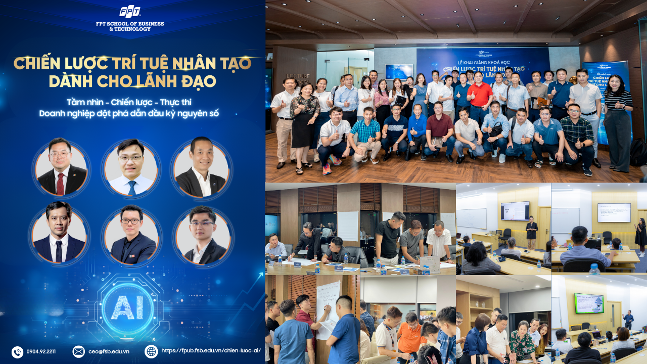 Khai giảng khóa học Chiến lược trí tuệ nhân tạo (AI) dành riêng cho các nhà quản trị doanh nghiệp độc quyền FPT- Ảnh 1. Khai giảng khóa học Chiến lược trí tuệ nhân tạo (AI) dành riêng cho các nhà quản trị doanh nghiệp độc quyền FPT- Ảnh 1.