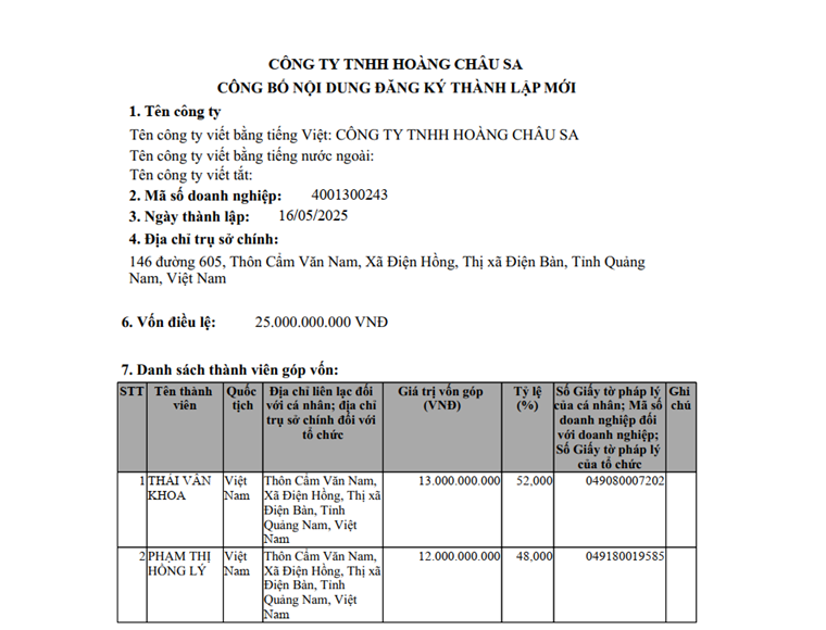 Doanh nghiệp 1 tháng tuổi trúng đấu giá mỏ cát gần 500 tỷ đồng- Ảnh 2. Doanh nghiệp 1 tháng tuổi trúng đấu giá mỏ cát gần 500 tỷ đồng- Ảnh 2.