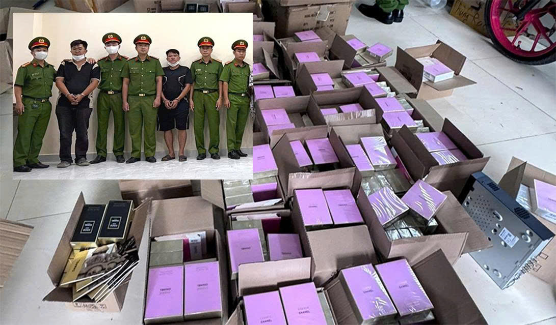 Triệt phá đường dây sản xuất, buôn bán hơn 10.000 chai nước hoa giả- Ảnh 1. Triệt phá đường dây sản xuất, buôn bán hơn 10.000 chai nước hoa giả- Ảnh 1.