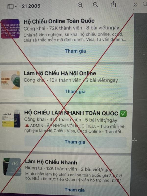 Cảnh giác trước chiêu trò hỗ trợ làm "hộ chiếu, visa nhanh" trên mạng xã hội- Ảnh 1. Cảnh giác trước chiêu trò hỗ trợ làm "hộ chiếu, visa nhanh" trên mạng xã hội- Ảnh 1.