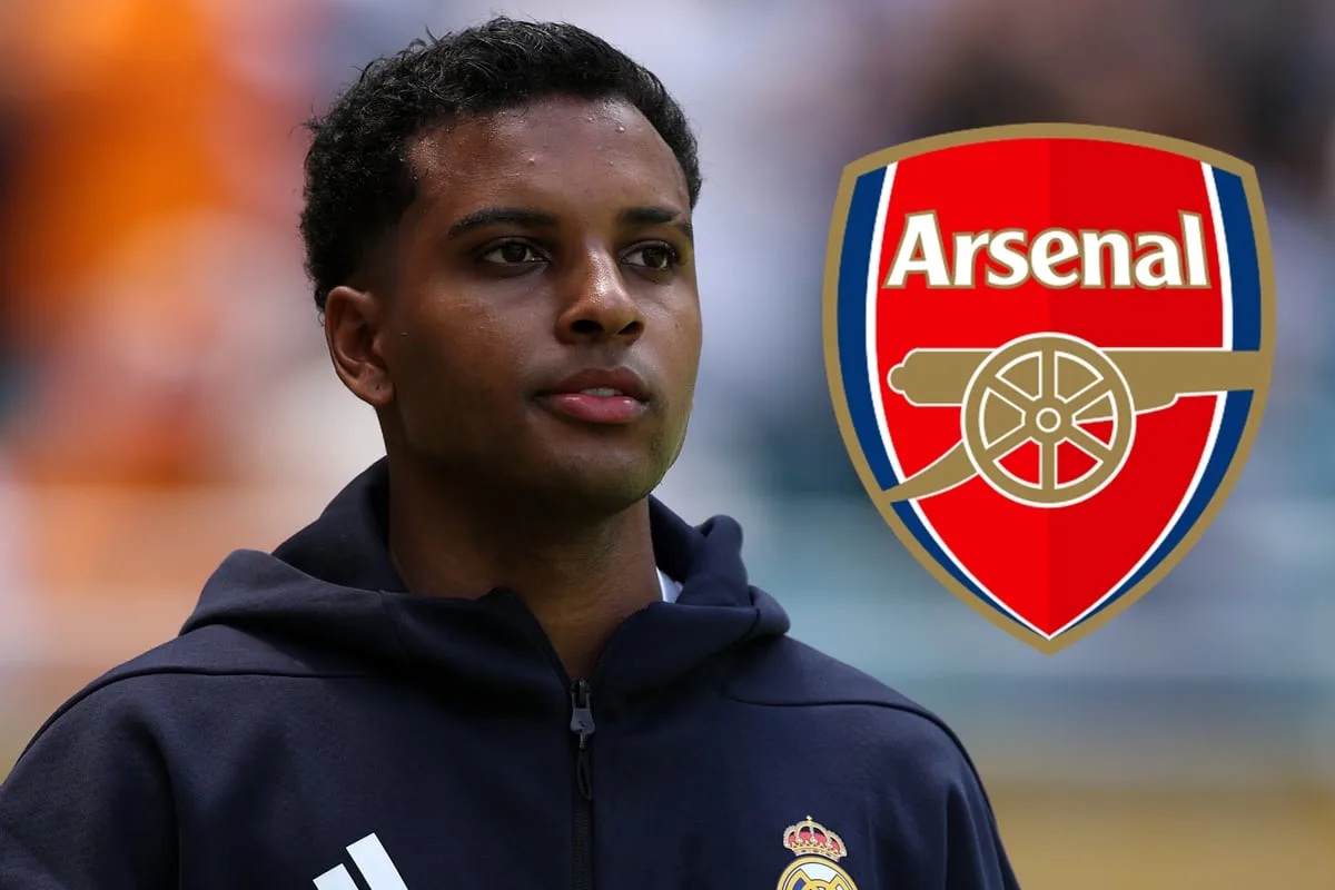 Rodrygo có thể rời Real Madrid để gia nhập Arsenal trong mùa hè này. (Ảnh: London Standard) Rodrygo có thể rời Real Madrid để gia nhập Arsenal trong mùa hè này. (Ảnh: London Standard)