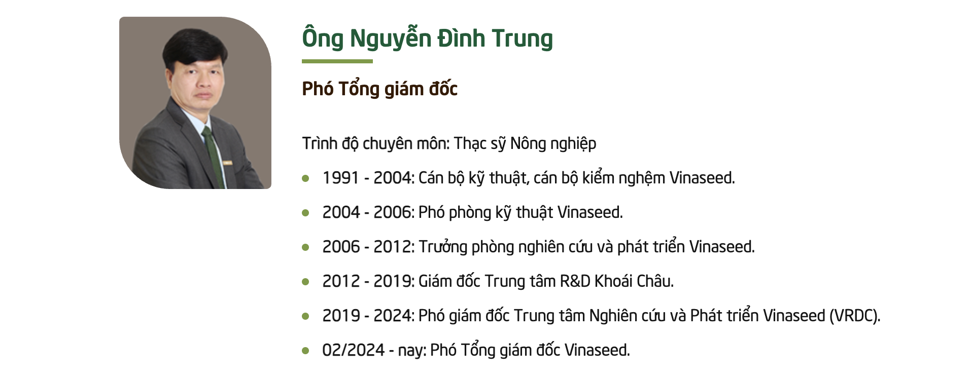 Lãnh đạo cấp cao Vinaseed xin nghỉ hưu trước tuổi- Ảnh 1. Lãnh đạo cấp cao Vinaseed xin nghỉ hưu trước tuổi- Ảnh 1.