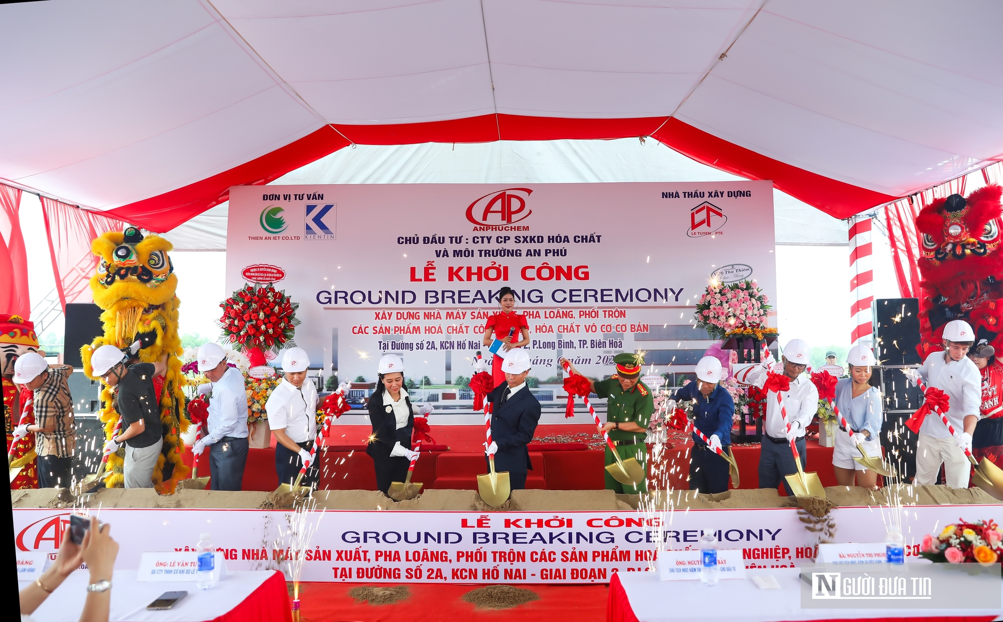 Công ty Cổ phần Sản xuất Kinh doanh Hóa chất và Môi trường An Phú khởi công nhà máy sản xuất tại Đồng Nai- Ảnh 3. Công ty Cổ phần Sản xuất Kinh doanh Hóa chất và Môi trường An Phú khởi công nhà máy sản xuất tại Đồng Nai- Ảnh 3.