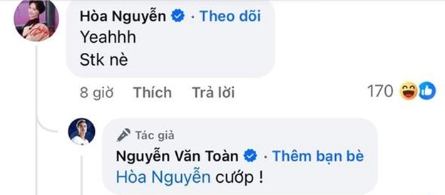 Ca sĩ Hòa Minzy cùng cầu thủ Văn Toàn tái xuất khiến dân tình "đứng ngồi không yên"- Ảnh 2. Ca sĩ Hòa Minzy cùng cầu thủ Văn Toàn tái xuất khiến dân tình "đứng ngồi không yên"- Ảnh 2.