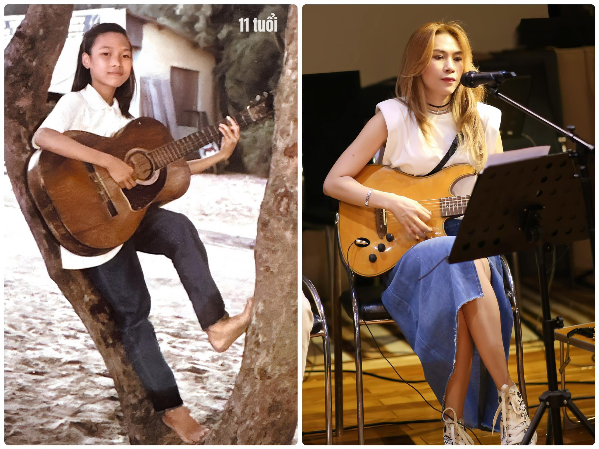 "Họa mi tóc nâu": Từ cô bé ôm đàn năm nào đến ngôi sao số một Vpop- Ảnh 1. "Họa mi tóc nâu": Từ cô bé ôm đàn năm nào đến ngôi sao số một Vpop- Ảnh 1.
