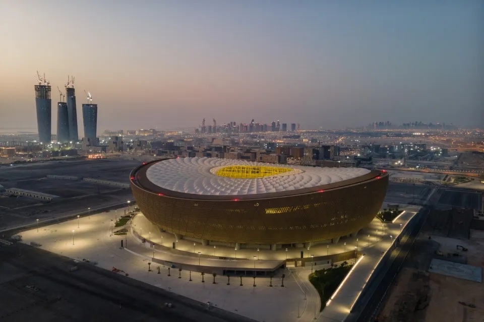 Sân vận động Lusail Iconic ở Qatar là nơi tổ chức trận chung kết World Cup 2022. Sân vận động Lusail Iconic ở Qatar là nơi tổ chức trận chung kết World Cup 2022.