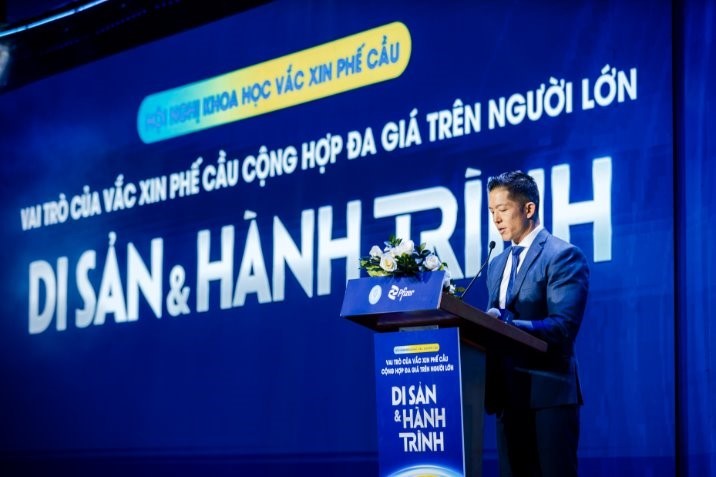 Pfizer và Hội Y học dự phòng Việt Nam phối hợp tổ chức chuỗi hội nghị khoa học quốc tế “vai trò của vắc-xin phế cầu cộng hợp đa giá trên người lớn - di sản và hành trình”- Ảnh 6. Pfizer và Hội Y học dự phòng Việt Nam phối hợp tổ chức chuỗi hội nghị khoa học quốc tế “vai trò của vắc-xin phế cầu cộng hợp đa giá trên người lớn - di sản và hành trình”- Ảnh 6.