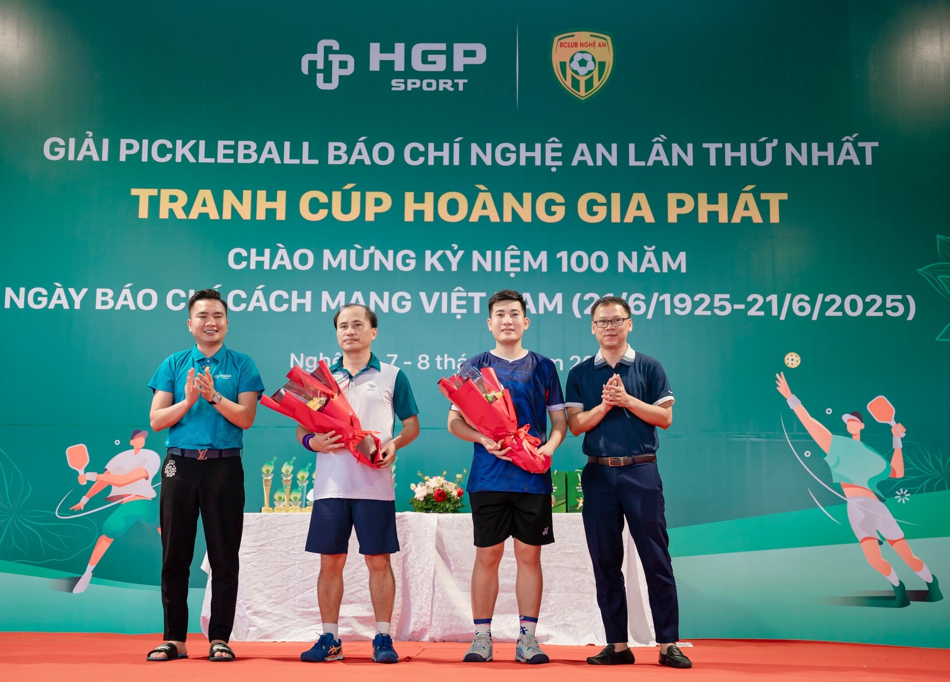 Khởi tranh giải Pickleball Báo chí Nghệ An lần thứ nhất năm 2025- Ảnh 2. Khởi tranh giải Pickleball Báo chí Nghệ An lần thứ nhất năm 2025- Ảnh 2.