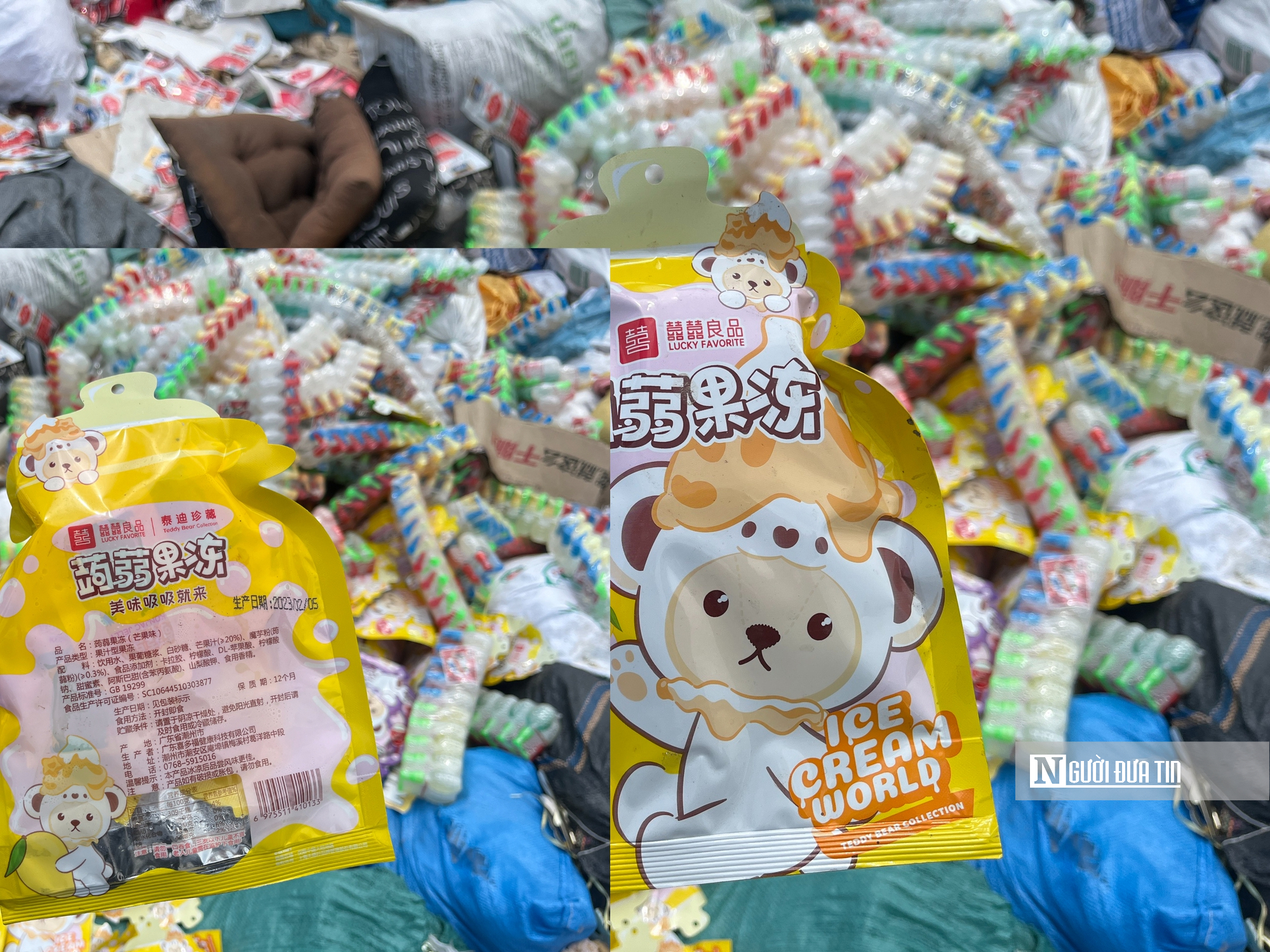 Hàng tấn bánh kẹo hết hạn, không rõ nguồn gốc tại Hàng tấn bánh kẹo hết hạn, không rõ nguồn gốc tại